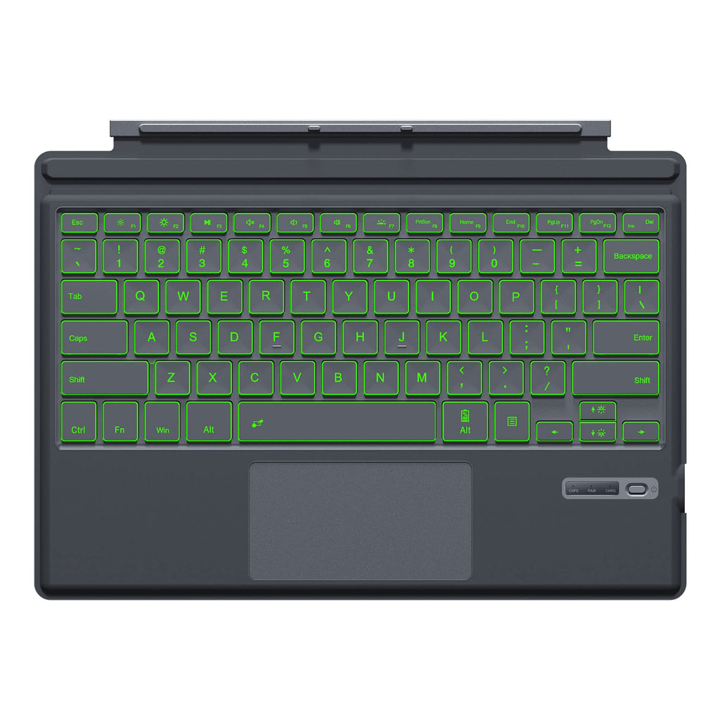 [Australia - AusPower] - Tomsenn Surface Pro 7 Keyboard, Bluetooth 5.1, 7-Color Backlit Touchpad, Compatible with Surface Pro 7/7+/6/5/4/3 
