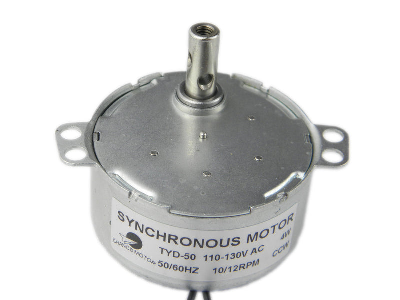 [Australia - AusPower] - CHANCS TYD-50 Small Synchronous Geared Motor 110V AC 10-12RPM 4W CCW Electric Motor 