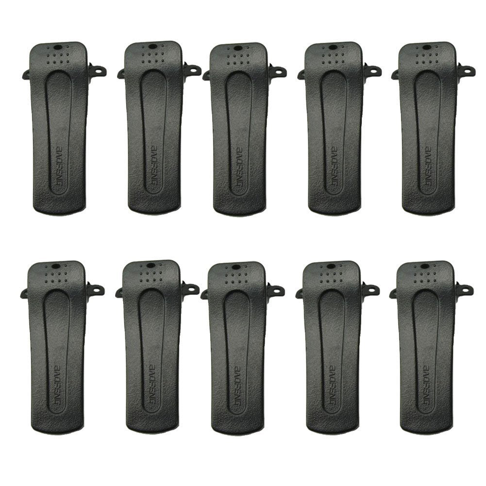 [Australia - AusPower] - Dreamworth 10 X Belt Clip Clamp Compatible with Baofeng Two-Way Radio 888s H777 Bf-666s Bf-777s Bf-888s Bf-999s 