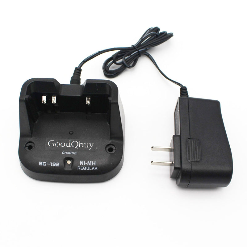 [Australia - AusPower] - GoodQbuy Smart Battery Charger BC-192 is Compatible with Icom Walkie Talkie F3001 F4001 F3101D F4104D F3002 F4002 F3003 F4003 IC-F27SR BP264 Battery 