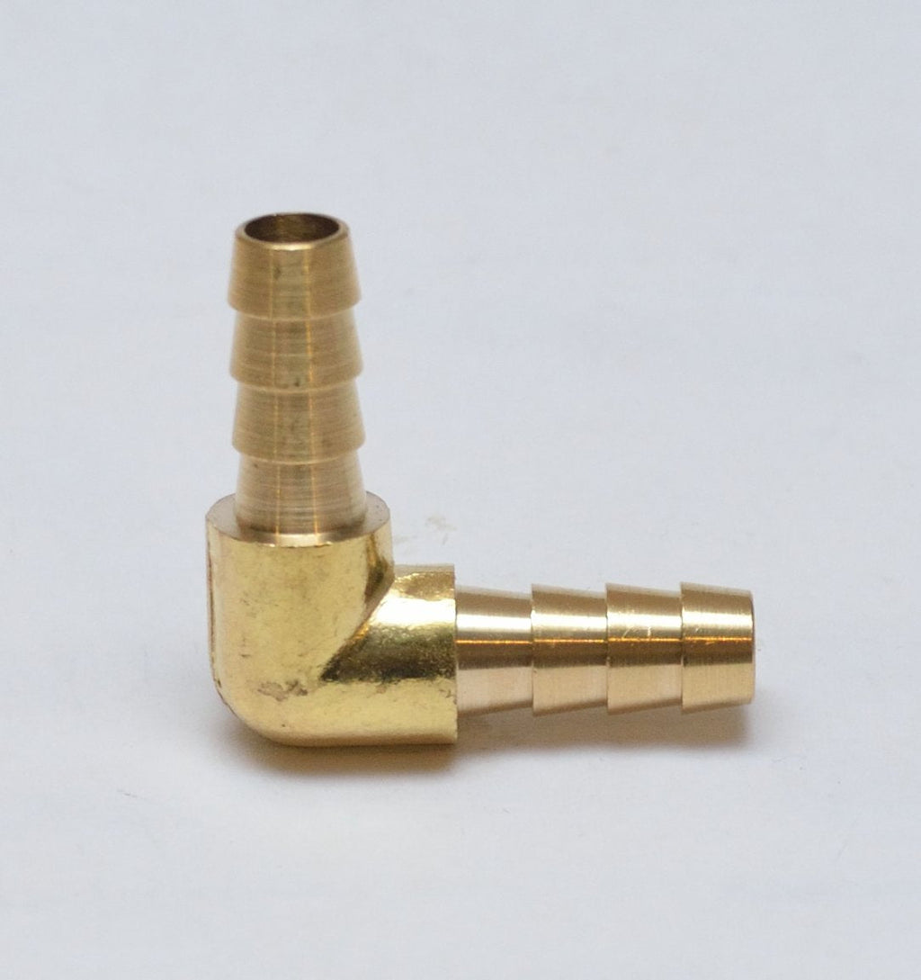 [Australia - AusPower] - 5/16" Hose ID/Hose Barb 90 Degree L Right Angle Elbow Barbed Brass Fitting Fuel/Air/Water/Boat/Gas/Oil WOG 