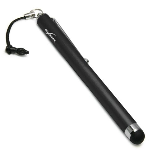 [Australia - AusPower] - Stylus Pen for Panasonic Toughpad FZ-M1 (Stylus Pen by BoxWave) - Capacitive Stylus, Rubber Tip Capacitive Stylus Pen for Panasonic Toughpad FZ-M1 - Jet Black 
