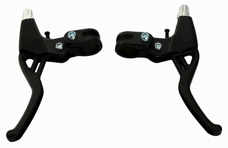 [Australia - AusPower] - BicycleStore® 1 Pair Universal Aluminum Alloy Bicycle Brake Handle Mountain Road Bike Brake Lever Diameter 22mm(Black) Black 