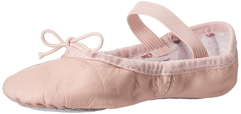 [Australia - AusPower] - Bloch Unisex-Child Dance Girl's Bunnyhop Full Sole Leather Ballet Slipper/Shoe Little Kid (4-8 Years) 1 Narrow Little Kid Pink 