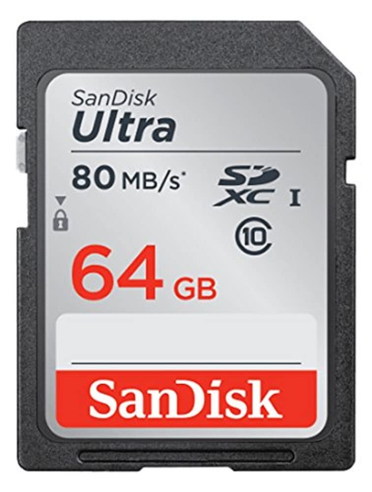 [Australia - AusPower] - Sandisk Ultra SDXC 64GB 80MB/S C10 Flash Memory Card (SDSDUNC-064G-AN6IN) 
