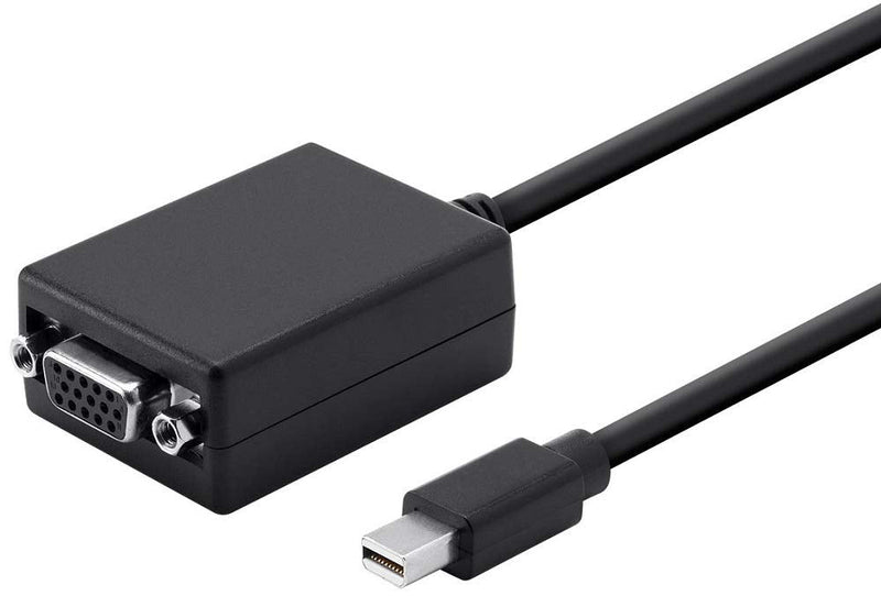 [Australia - AusPower] - Monoprice Mini DisplayPort 1.to VGA Adapter, Black (112743) 