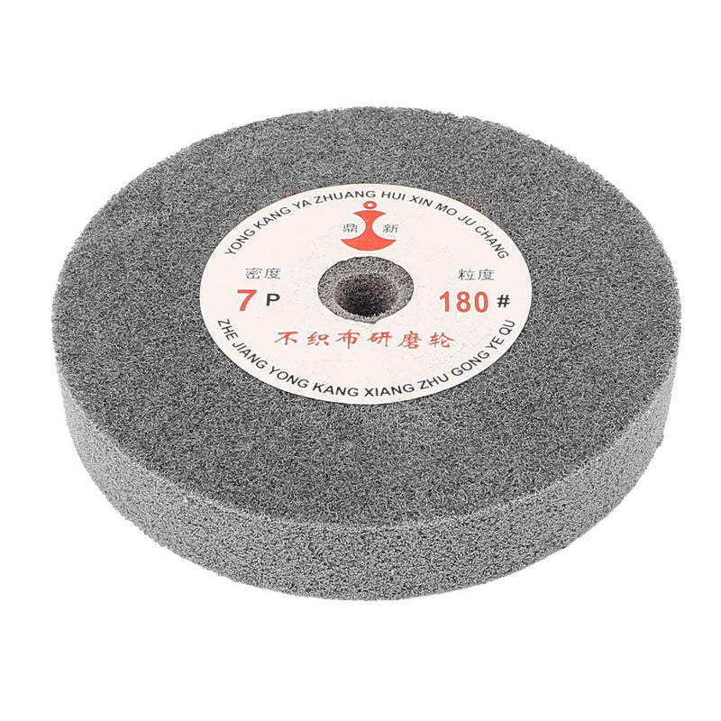 [Australia - AusPower] - uxcell a15051300ux0782 150mm Dia 25mm Thick 180 Grit Nylon Fiber Wheel Polishing Buffing Disc 