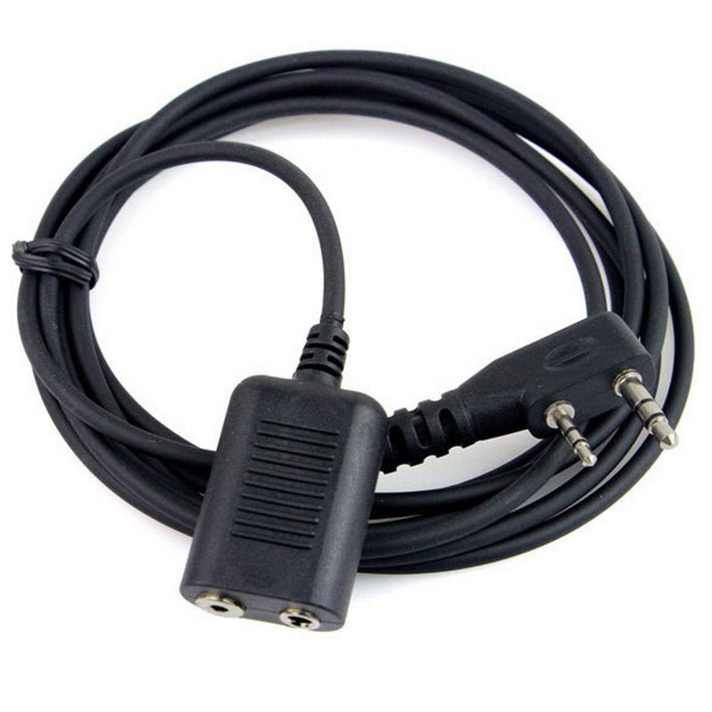 [Australia - AusPower] - KENMAX® Earpiece Headset Extended Cable 2 Meters for Walkie Talkie Two Way CB Ham Radio Kenwood UV-N98 TK3230K TK-2400V16P NX-220 