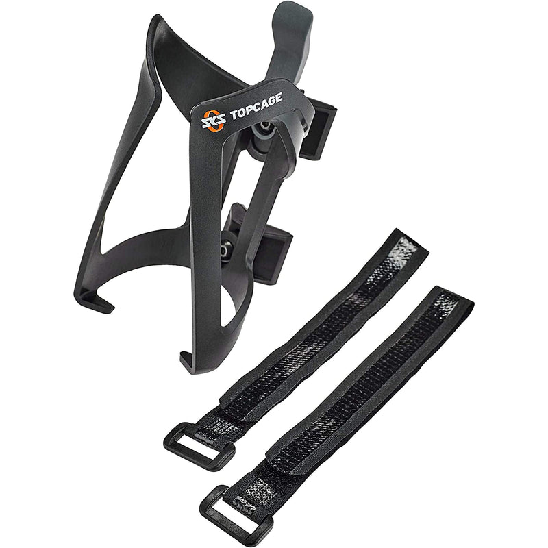 [Australia - AusPower] - SKS-Germany 11231 Anywhere Bicycle Attachment Water Bottle Mount with Top Cage Bottle Holder 