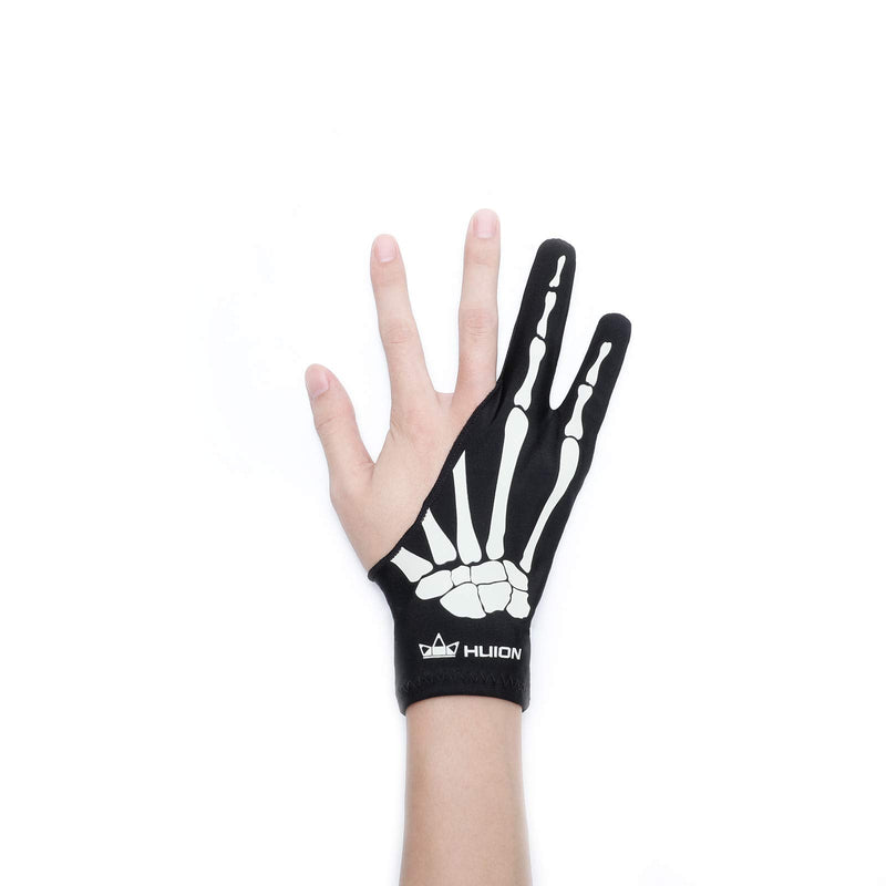 [Australia - AusPower] - HUION Skeleton Artist Glove for Drawing Tablets 