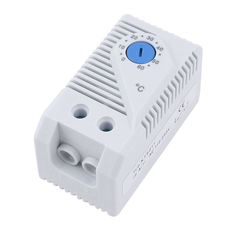 [Australia - AusPower] - uxcell Mechanical Thermostat, KTS011 0-60°C Adjustable Compact Normally Open(N.O) Temperature Controller Switch 