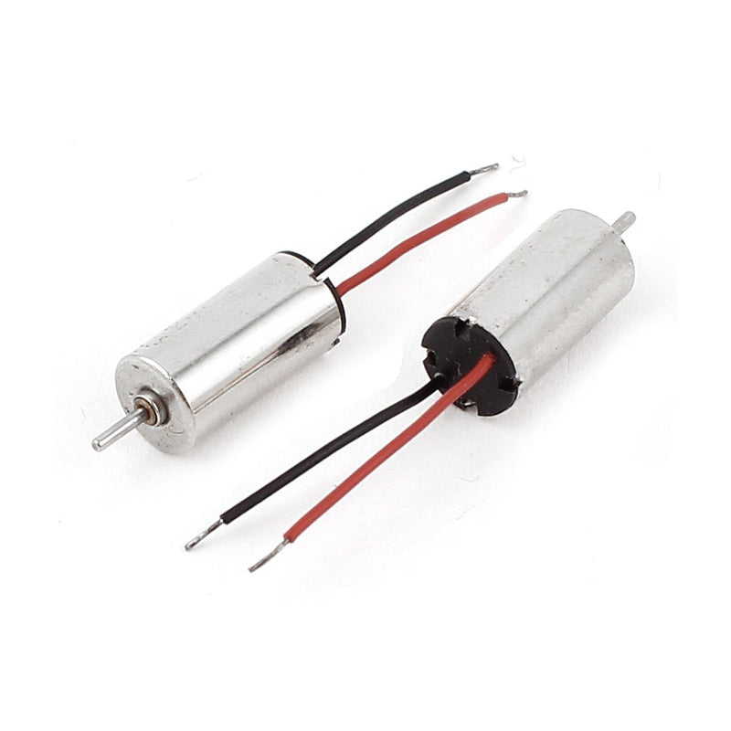 [Australia - AusPower] - uxcell 2 Pcs DC 1.5V-3.7V 40000RPM Speed 6mm X 12mm Mini Micro Coreless Motor 