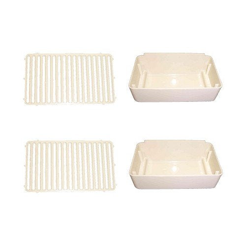 [Australia - AusPower] - Combo Pack, 2 Drip Pans and 2 Drip Pan Covers, Replaces Crathco 2231 & 2232 