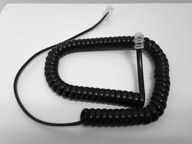 [Australia - AusPower] - The VoIP Lounge Replacement 9 Foot Short Black Handset Receiver Curly Cord for Avaya IP Office 1400 and 1600 Series Phone 1403 1408 1416 1603 1608 1616 
