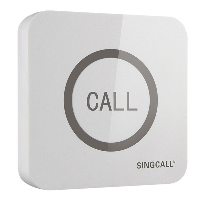 [Australia - AusPower] - SINGCALL Home Caring System Hotel Calling System,Big Touching Button Convenient Waterproof, 1-Button Pager APE520 (Can't Be Used Alone) 