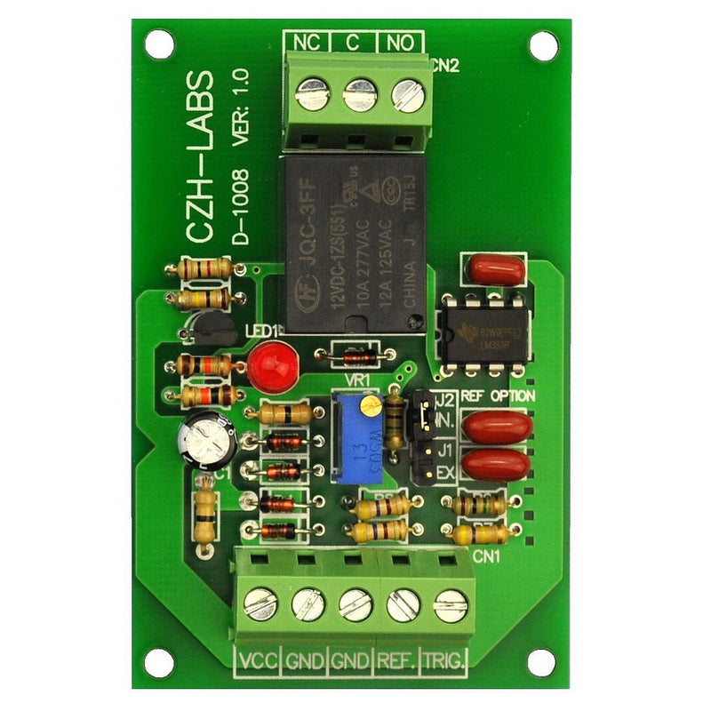 [Australia - AusPower] - CZH-LABS Voltage Comparator Relay Board, DC12V, SPDT 10Amp Relay. 