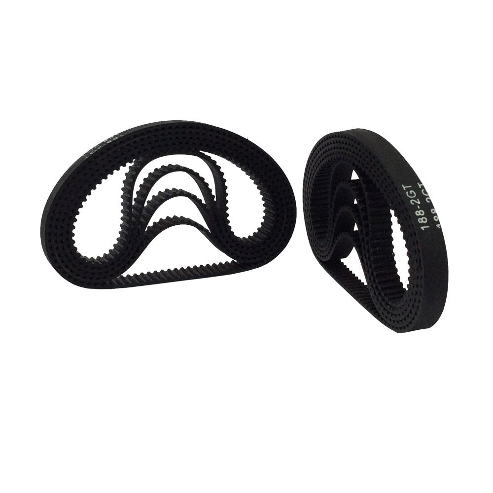 [Australia - AusPower] - BEMONOC 188-2GT-6 Rubber Timing Belt L=188mm W=6mm 94 Teeth in Closed Loop Pack of 10pcs 