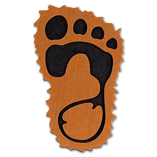 [Australia - AusPower] - ToeJamR Snowboard Stomp Pad -YETI FOOT - Brown 