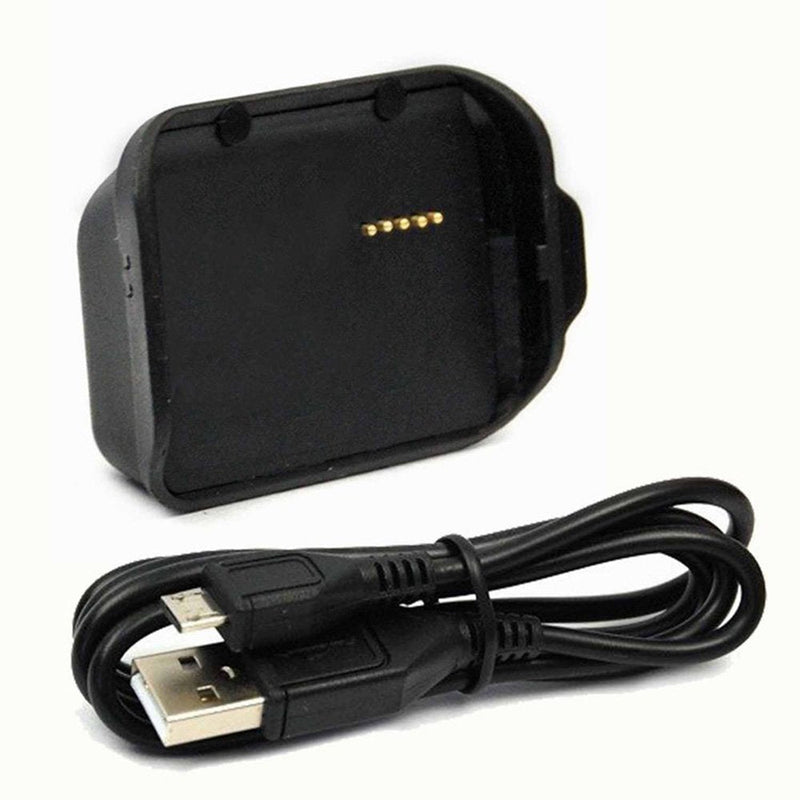 [Australia - AusPower] - Threeeggs Charger Compatible with Gear 2 Neo R381, Replacement Charging Cradle Dock Cable Cord for Samsung Gear 2 Neo R381 Smart Watch 