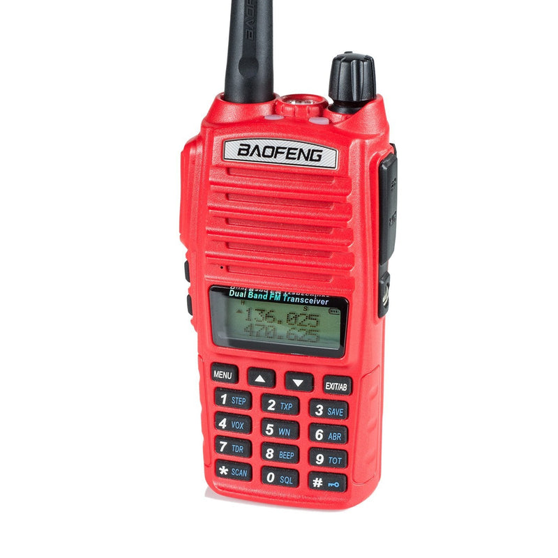 [Australia - AusPower] - BaoFeng UV-82HP (RED) High Power Dual Band Radio: 136-174mhz (VHF) 400-520mhz (UHF) Amateur (Ham) Portable Two-Way Red 