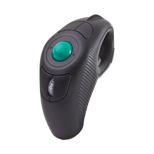 [Australia - AusPower] - YUMQUA Y-10W 2.4 GHz Portable Finger Handheld Wireless USB Trackball Mouse for PC Laptop Mac Lovers 