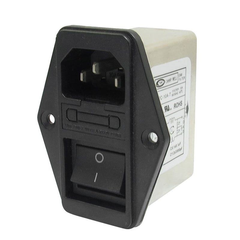 [Australia - AusPower] - uxcell A13031400ux0389 Solder Lug Terminals IEC 320 C14 EMI Filter, Boat Switch, Fuse Holder 