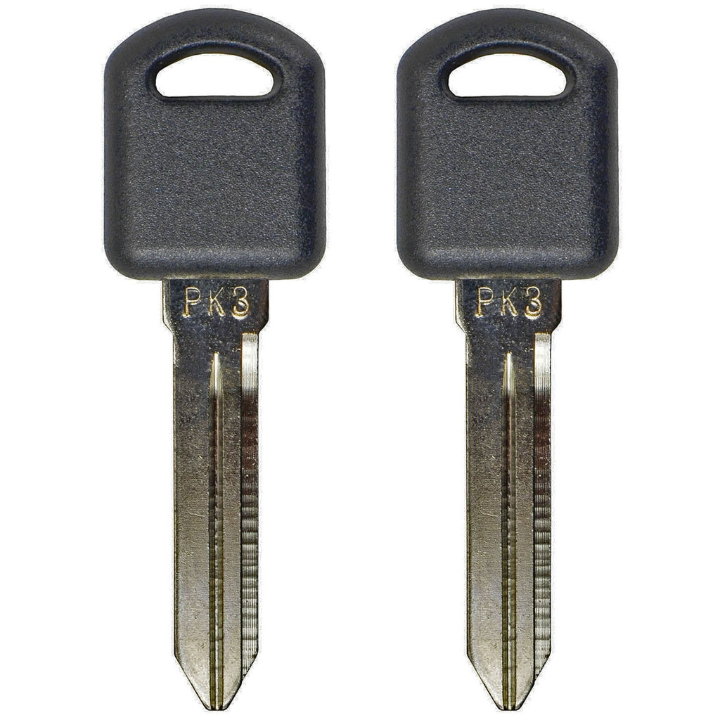 [Australia - AusPower] - QualityKeylessPlus Pair of Replacement Transponder Chip Keys PK3 B97 PT for GM Vehicles 