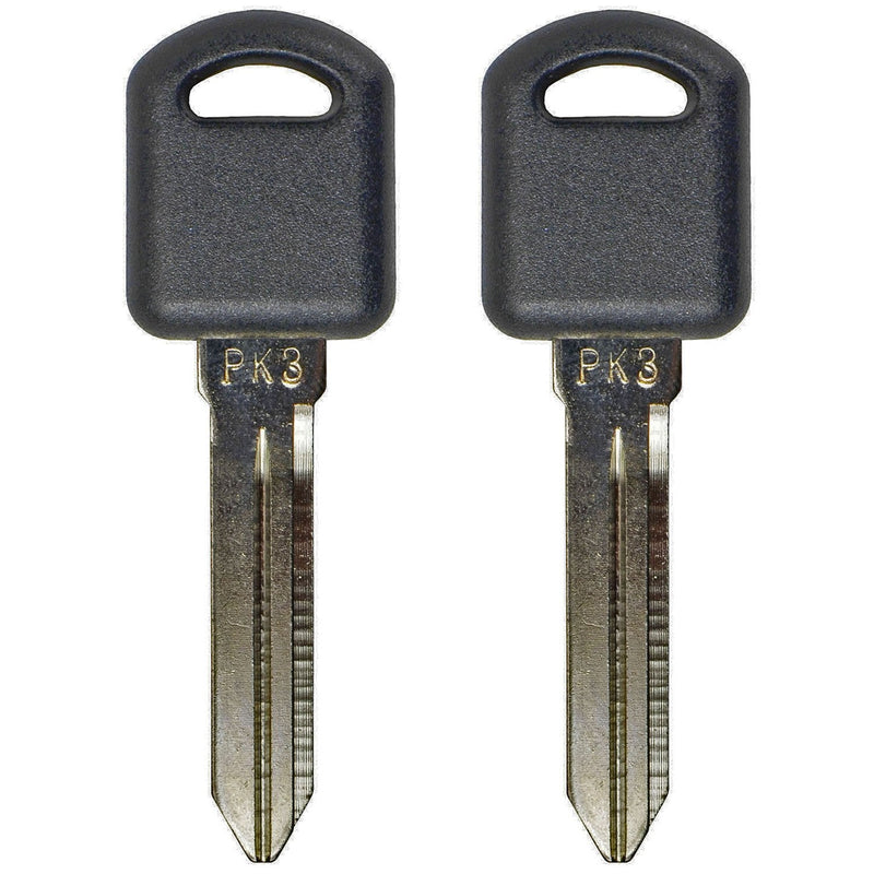 [Australia - AusPower] - QualityKeylessPlus Pair of Replacement Transponder Chip Keys PK3 B97 PT for GM Vehicles 