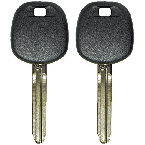 [Australia - AusPower] - QualityKeylessPlus Two Replacement Transponder G Chip Keys for Toyota Models with Part Number TOY44GPT 