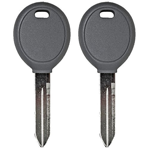 [Australia - AusPower] - qualitykeylessplus Two Replacement Transponder Chip Keys for Chrysler Dodge Jeep Plymouth Eagle Vehicles with Part Y160PT 