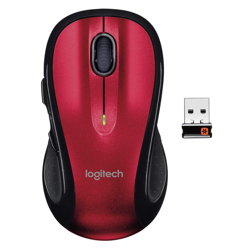 [Australia - AusPower] - Logitech M510 Wireless Computer Mouse – Comfortable Shape with USB Unifying Receiver, with Back/Forward Buttons and Side-to-Side Scrolling - Red 