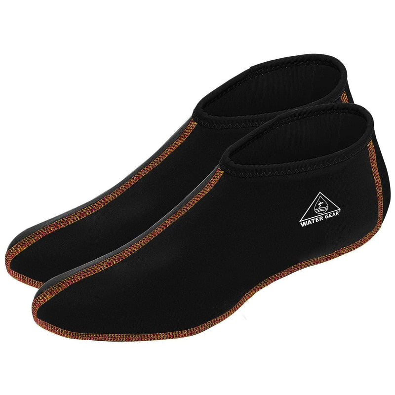 [Australia - AusPower] - Water Gear Fin Socks Large - Dive Socks Great for Scuba Diving and Snorkeling - for Men and Women - Keeps Your Feet Dry orange XX-SMALL MEN'S 1-3 