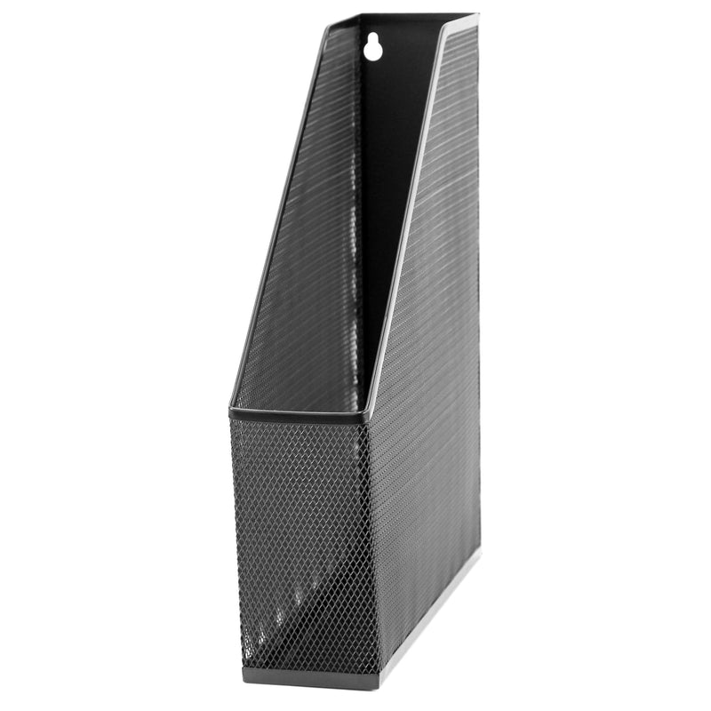 [Australia - AusPower] - U Brands Mesh Steel Magazine File Holder, 12.5" x 9.8" x 3", Black 