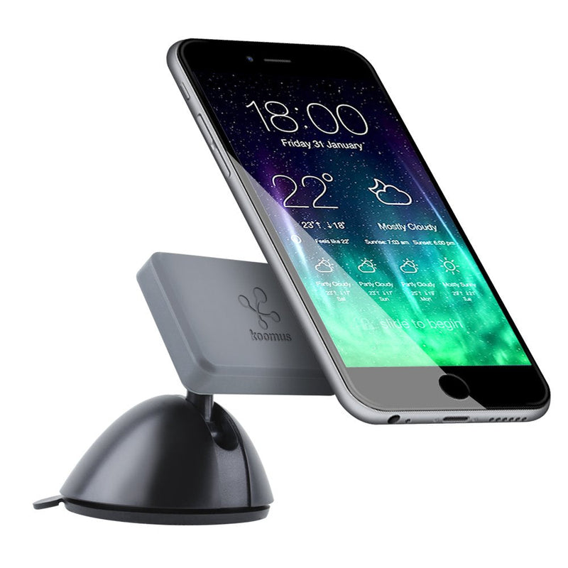 [Australia - AusPower] - Koomus Pro Dashboard-M Universal Magnetic Cradle-less Smartphone Car Mount for all iPhone and Android Devices 