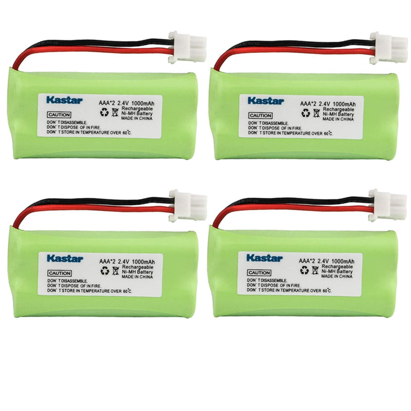 [Australia - AusPower] - Kastar 4-Pack AAAX2 2.4V 1000mAh 5264 Ni-MH Rechargeable Battery for BT-166342 BT-266342 BT-283342 AT&T EL51100 EL51200 EL51250 EL52200 EL52210 EL52250 EL52300 EL52350 EL52400 EL52450 EL52500 EL52510 