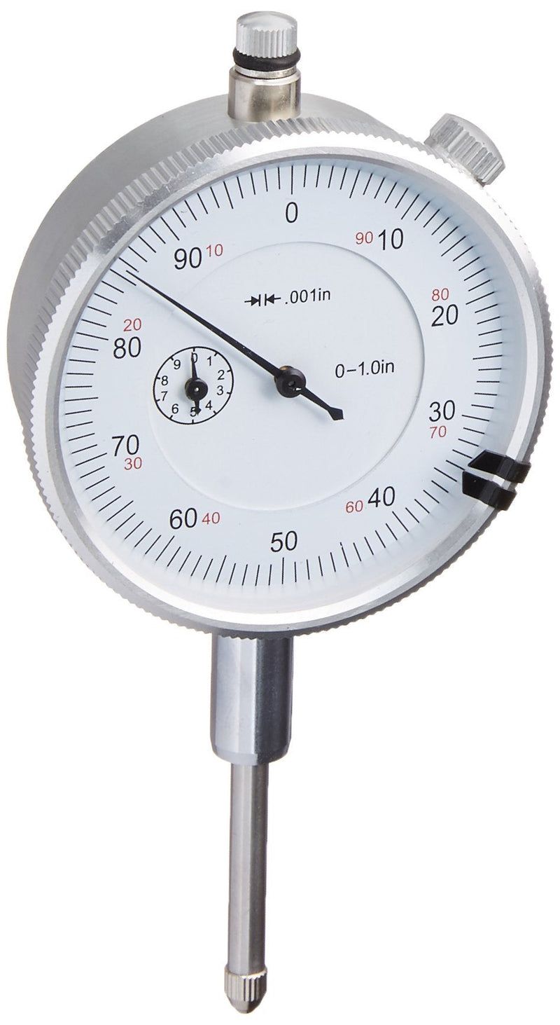 [Australia - AusPower] - Triton 1" Dial Indicator 0.001" Graduation Travel Lug Back White Face 