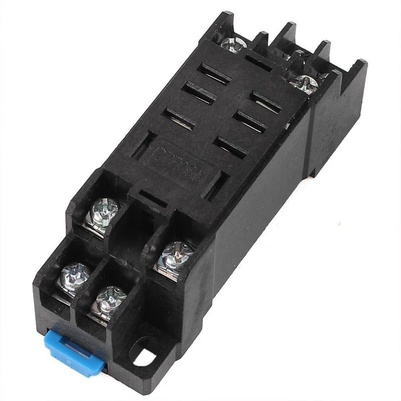 [Australia - AusPower] - uxcell DTF-08A DIN Rail Track Mount 8pin Relay Socket Base for 70 x 23 x 29mm LY2NJ LY2 