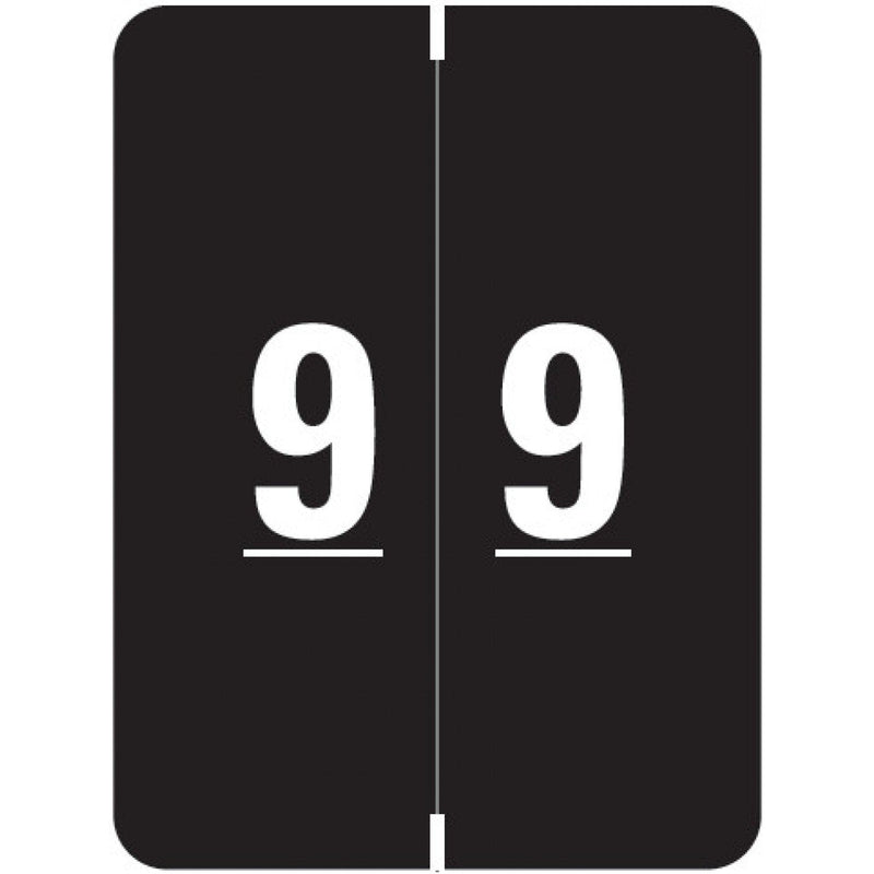 [Australia - AusPower] - SMEAD COMPATIBLE SMNM-9 Xlcc Color Code Label, Permanent, Numeric"9", 1 1/2" x 2", Black (Pack of 500) 