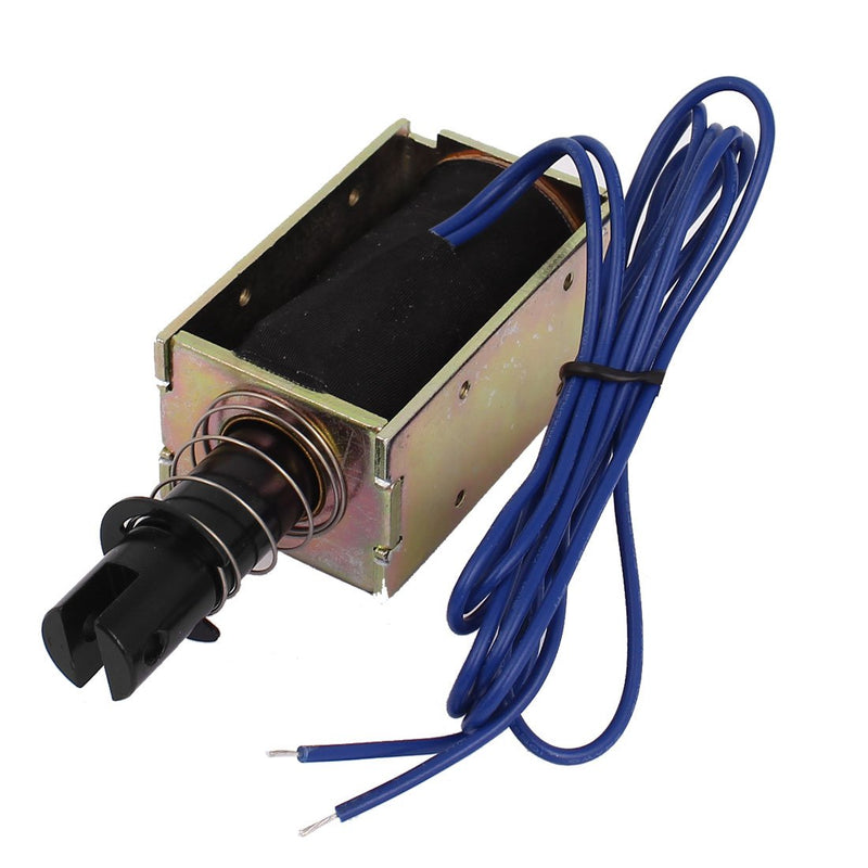 [Australia - AusPower] - uxcell a14052300ux1091 Stroke Pull Type Open Frame Solenoid Electromagnet, DC 24V, 0.8 A, 70N Force, 20 mm 