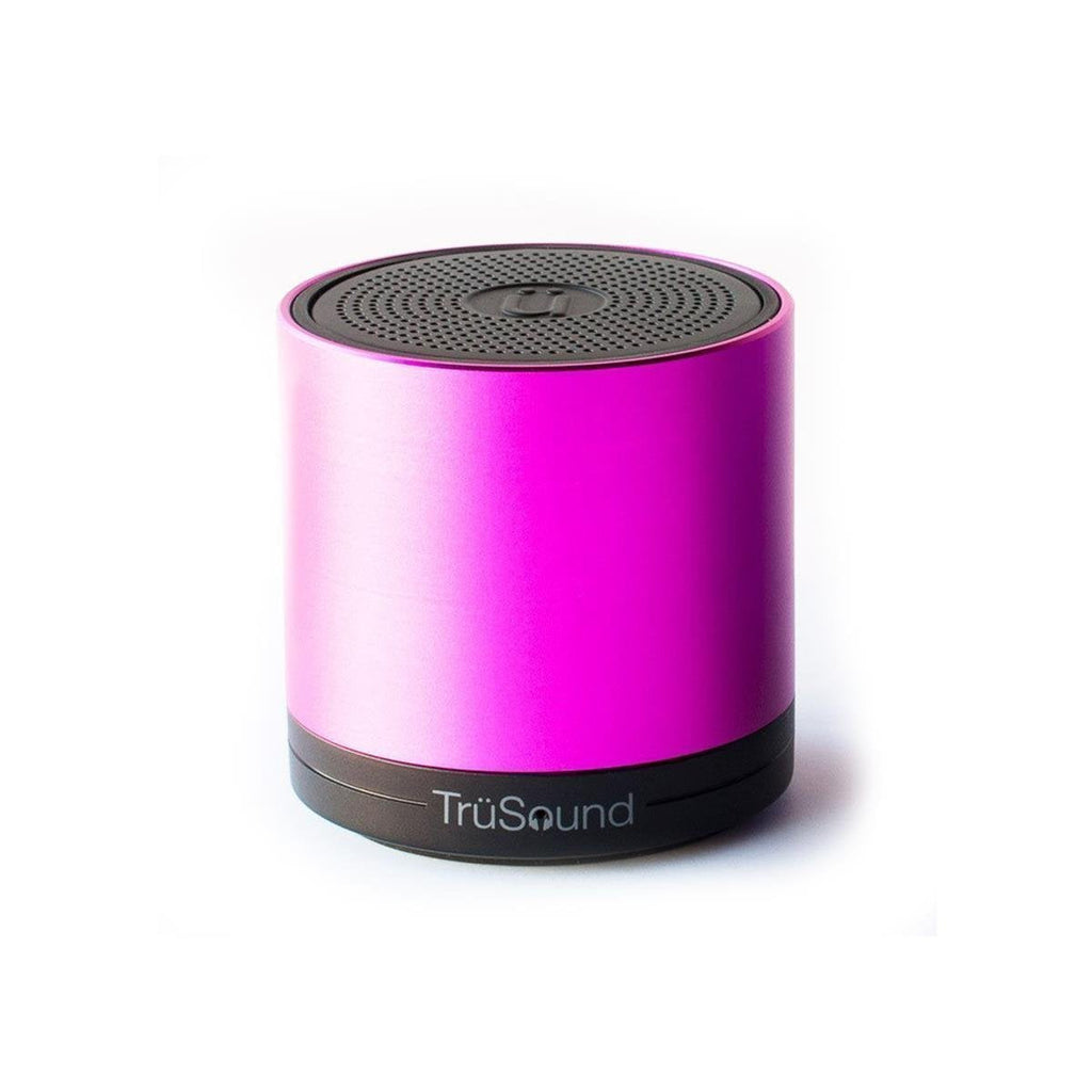 [Australia - AusPower] - TruSound T2 Wireless Bluetooth 5 Watt powerful speakers, T2 Portable Bluetooth Speakers -10 Hour Rechargeable Long Battery Life, Connect Speakers Wirelessly up to 33ft (Pink) 