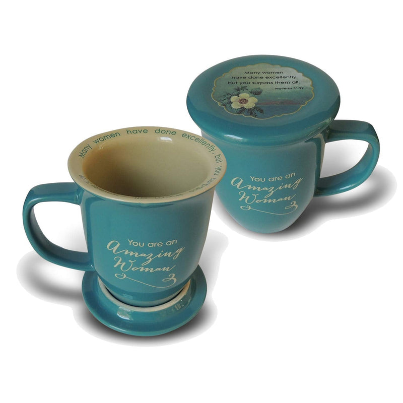[Australia - AusPower] - Abbey Gift (Abbey & CA Gift Amazing Woman Mug and Coaster Set, 1 Count (Pack of 1), Multicolor 