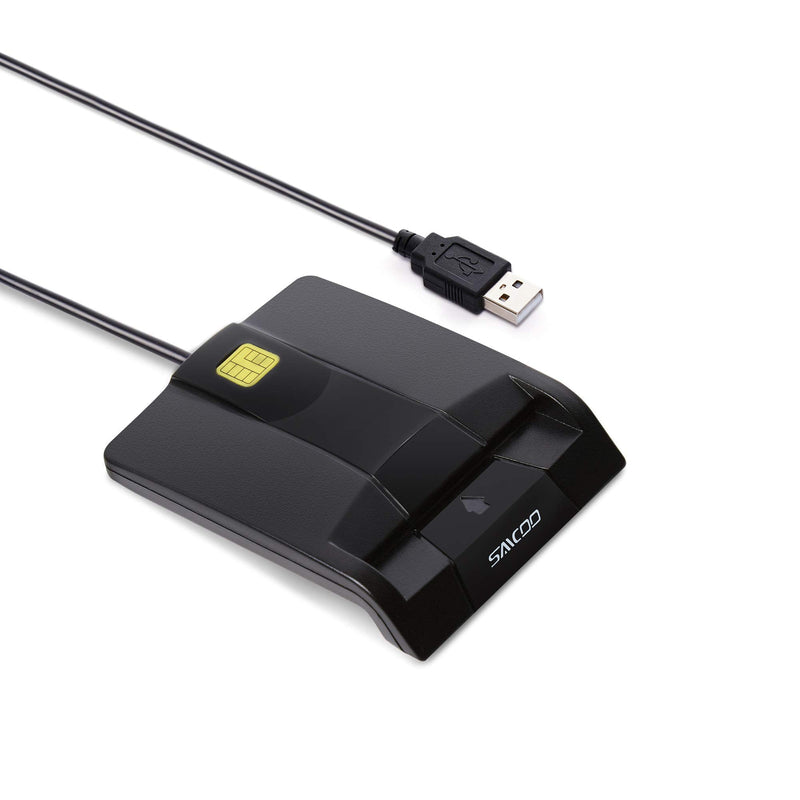 [Australia - AusPower] - DOD Military USB Common Access CAC Smart Card Reader, Compatible with Mac OS, Win, Linux (Horizontal Version) Cac Card Reader V1 