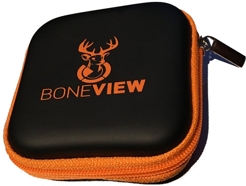 [Australia - AusPower] - BoneView Protective Storage Case, Pocket Size Weather Resistant Shell and Zipper to Safely Store Your Deer Hunting and Scouting Accessories (Orange) 