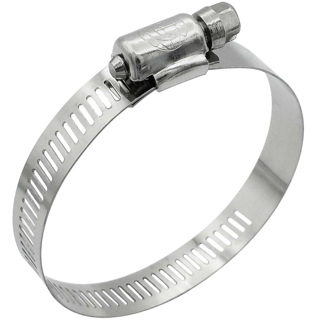 [Australia - AusPower] - Cambridge Worm Gear Hose Clamps SAE Size 32, Adjustable 1 19/16-in to 2 1/2-in, Stainless Steel Band and Housing, Zinc Plated Screw, 10 Pack 