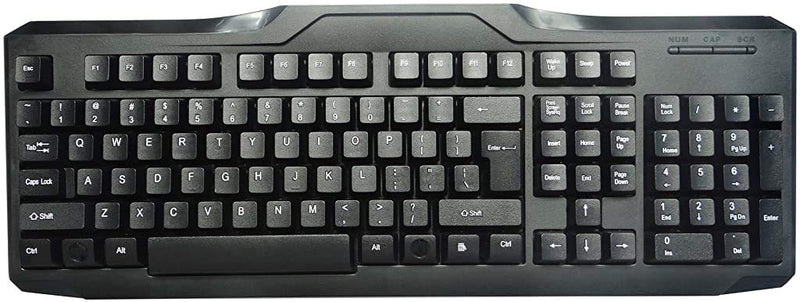 [Australia - AusPower] - iMicro KB-IMK9 107-Key USB Wired English Keyboard (Black) Pack of 1 