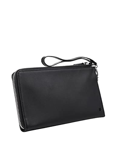 [Australia - AusPower] - Silent Pocket RFID Blocking Leather Clutch Handbag Perfect For Protecting Credit Card Data And Preventing Identity Theft 