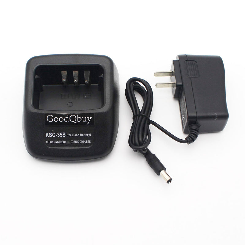 [Australia - AusPower] - GoodQbuy Rapid Quick Charger KSC-35S is Compatible with Kenwood Radio KNB-45L Li-ion Battery TK3400 TK-2200LP TK-2300VP TK2400 TK-3200L TK-3302UK 
