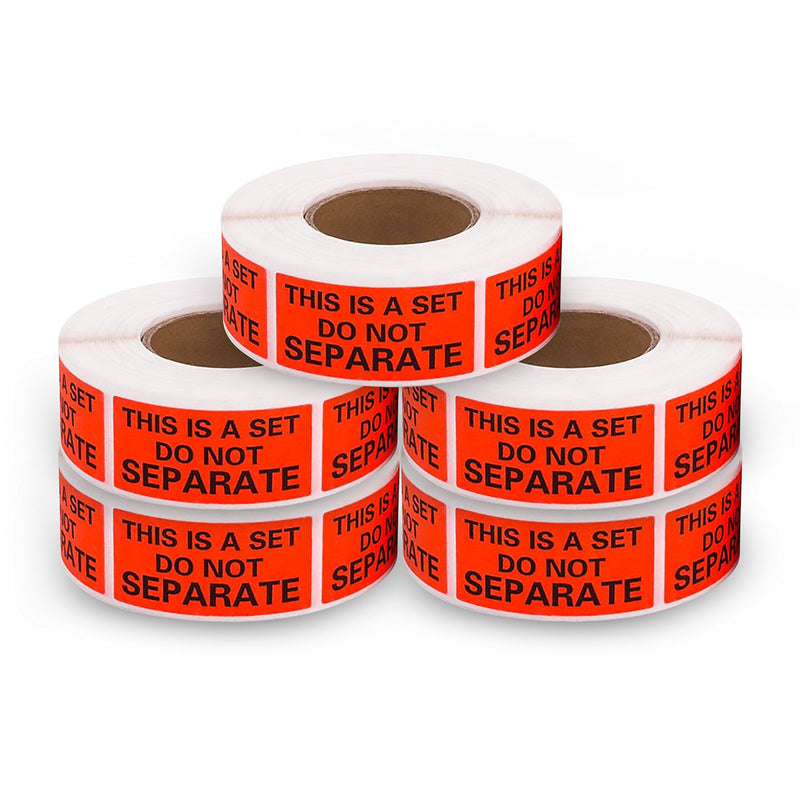 [Australia - AusPower] - 44LLC This is a Set Do Not Separate 1x2-inch Stickers - 5 Rolls/2500 Labels 