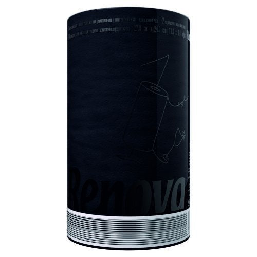 [Australia - AusPower] - Renova Single Roll Kitchen Paper Towels, Black 