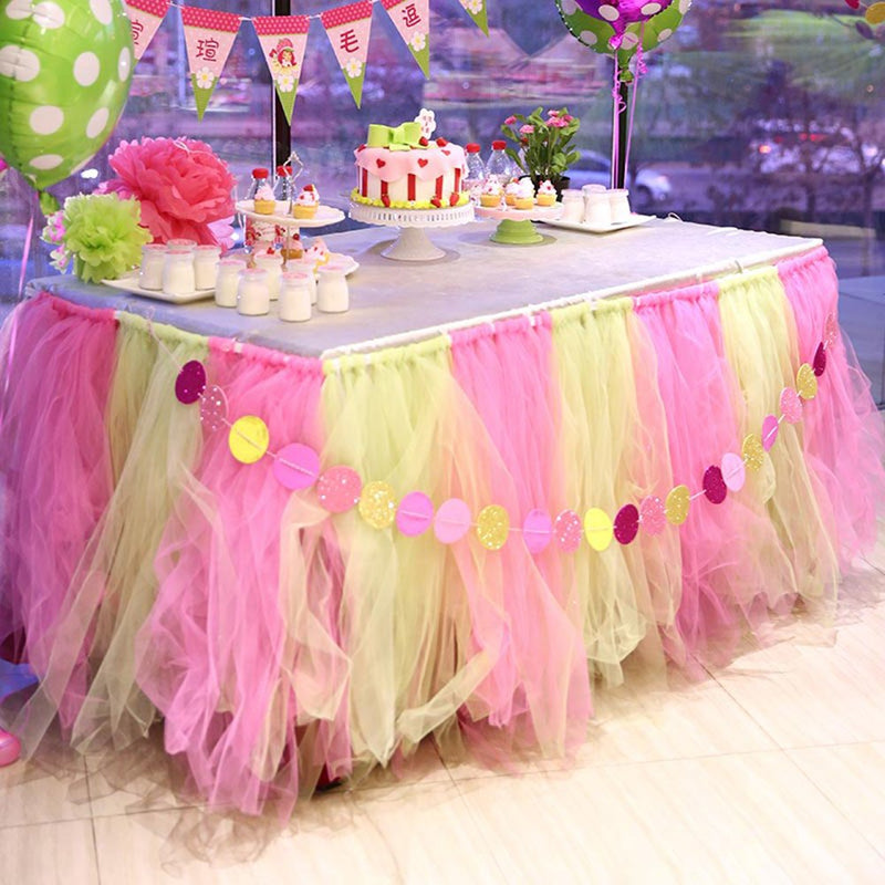 [Australia - AusPower] - OLizee® Romantic Wedding Party Birthday Supply Dessert Station Gauze Decoration(Style 6) 